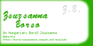 zsuzsanna borso business card
